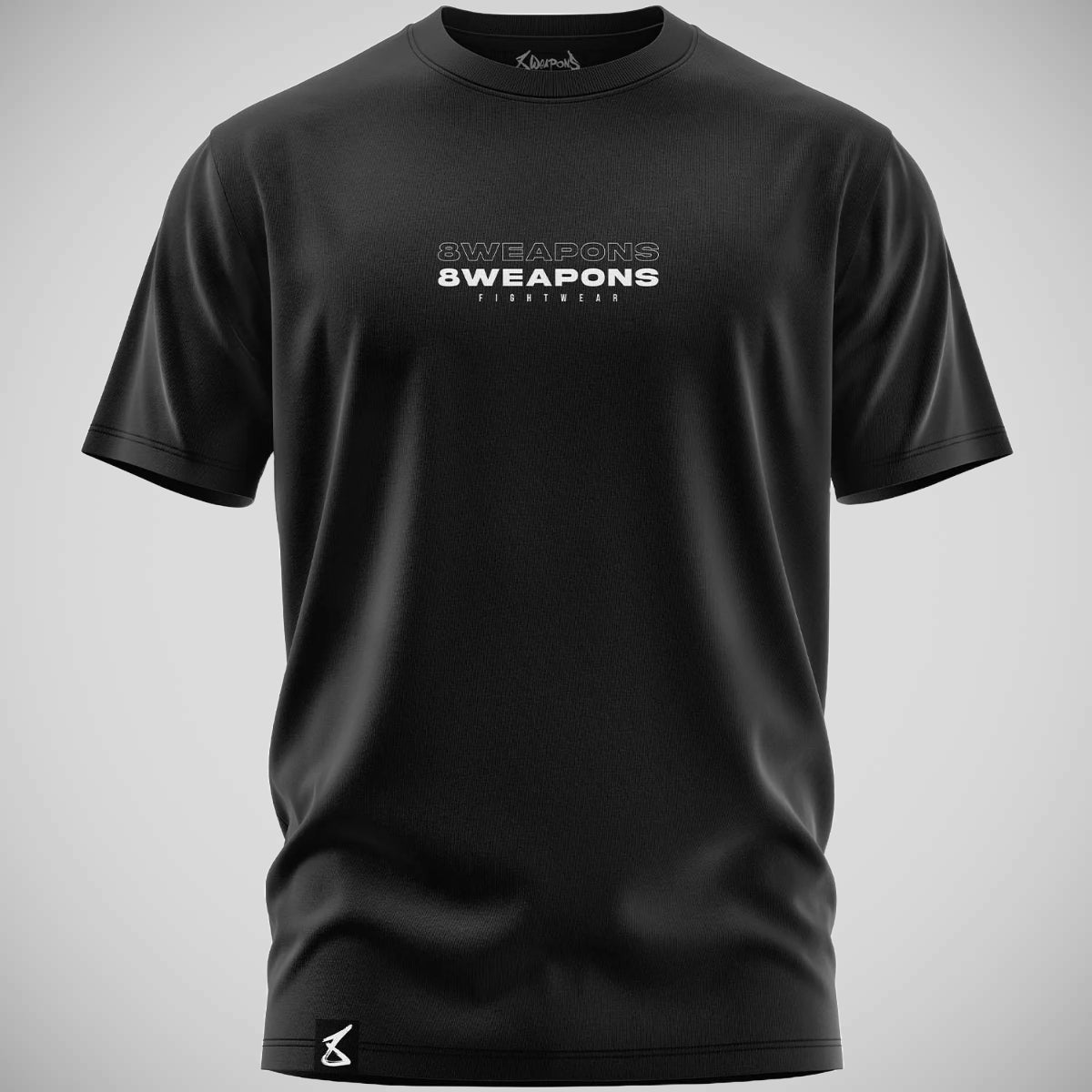 8 Weapons Cobra übergroßes T-Shirt schwarz