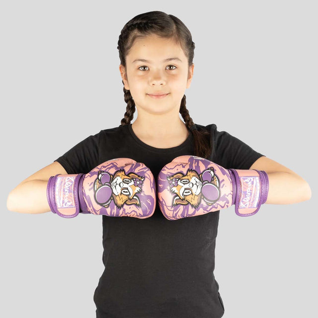 8 Weapons Jenny Kids Boxing Gloves Pink