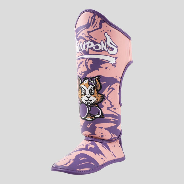 8 Weapons Jenny Kids Shin Guards Pink