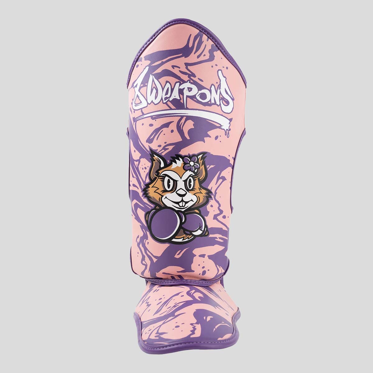 8 Weapons Jenny Kids Shin Guards Pink