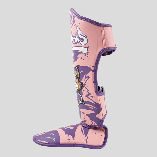 8 Weapons Jenny Kids Shin Guards Pink