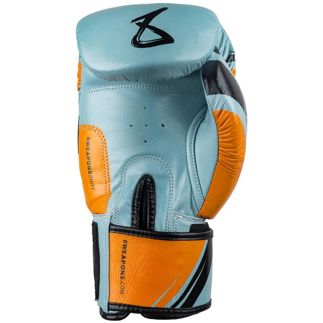 8 Weapons Shift Boxing Gloves Ice Grey/Orange