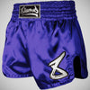 8 Weapons Streik Muay Thai Shorts Purpur