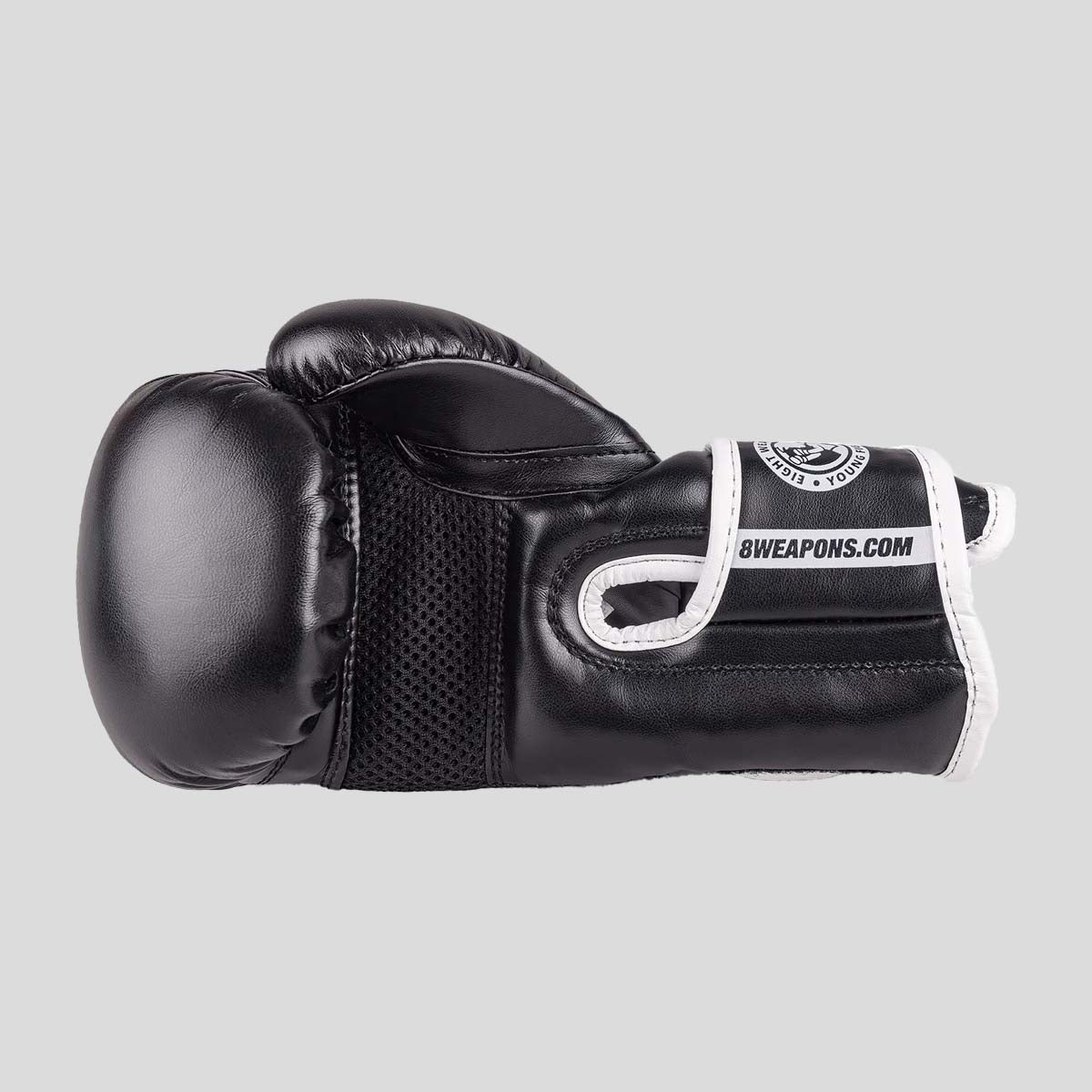 8 Weapons Unbegrenzte 2.0 Kinder Boxhandschuhe Schwarz/Weiß