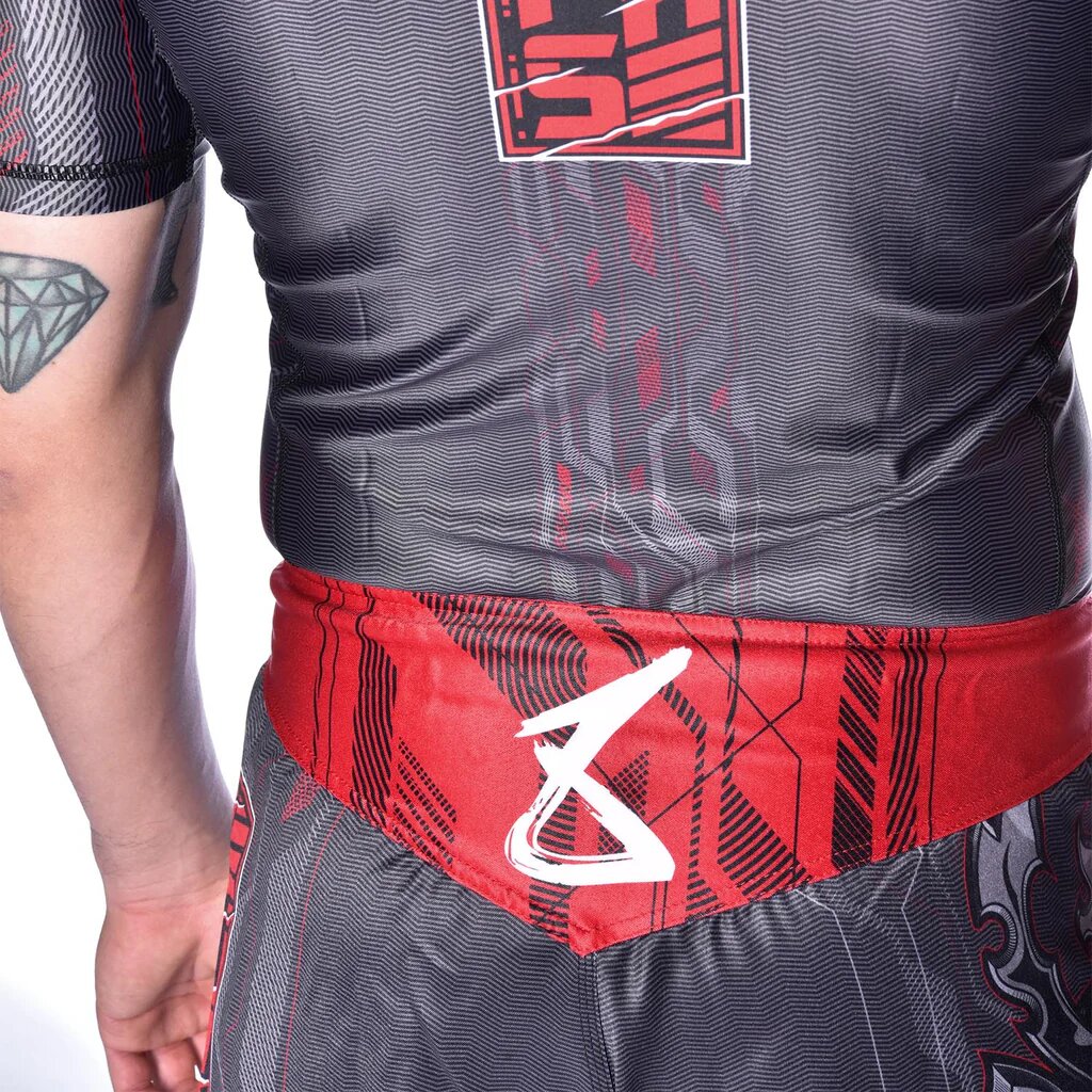 8 Weapons Samurai 2.0 Fight Shorts Black/Red