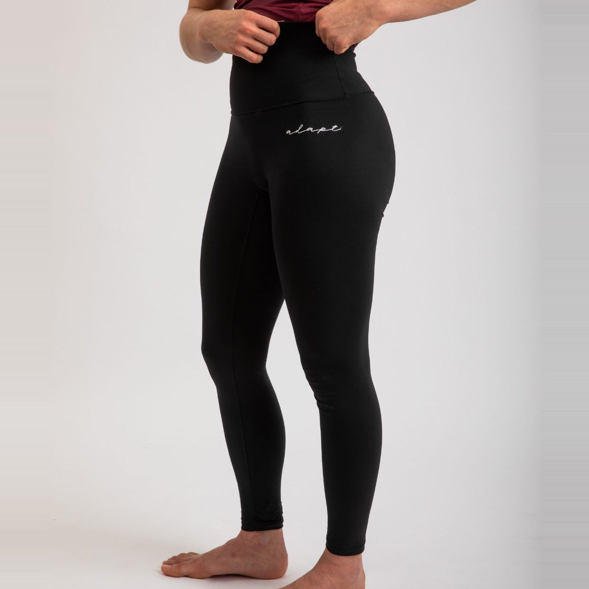 Adapt Jiu-Jitsu Womens High-Waisted Training Leggings Black