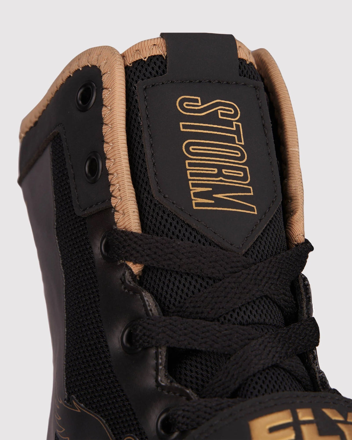Fly Storm Boxing Boots Black/Gold