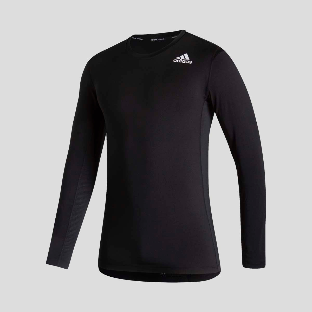 Adidas Techfit Long Sleeve Compression T-Shirt Black
