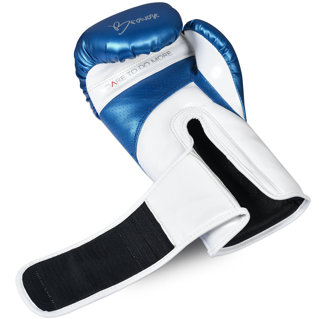 Bravose Alpha Metallic Blue Boxing Gloves