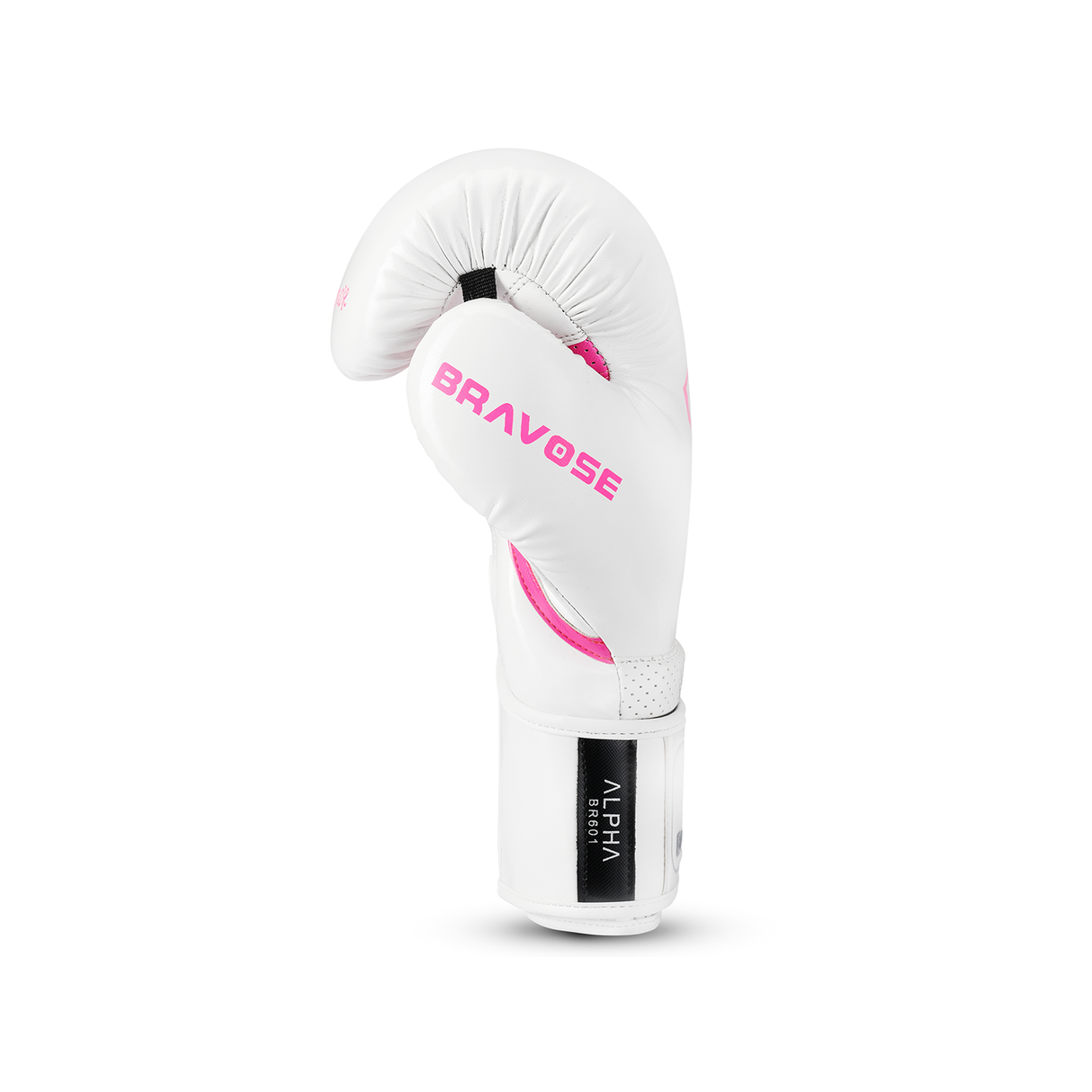 Bravose Alpha White Pink Boxing Gloves