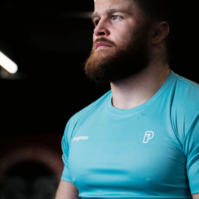 Progress Rolling Tee Aqua