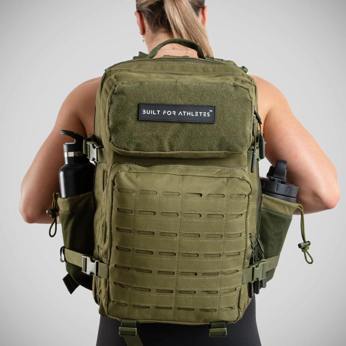 Stworzony dla sportowców Duży plecak sportowy Army Green