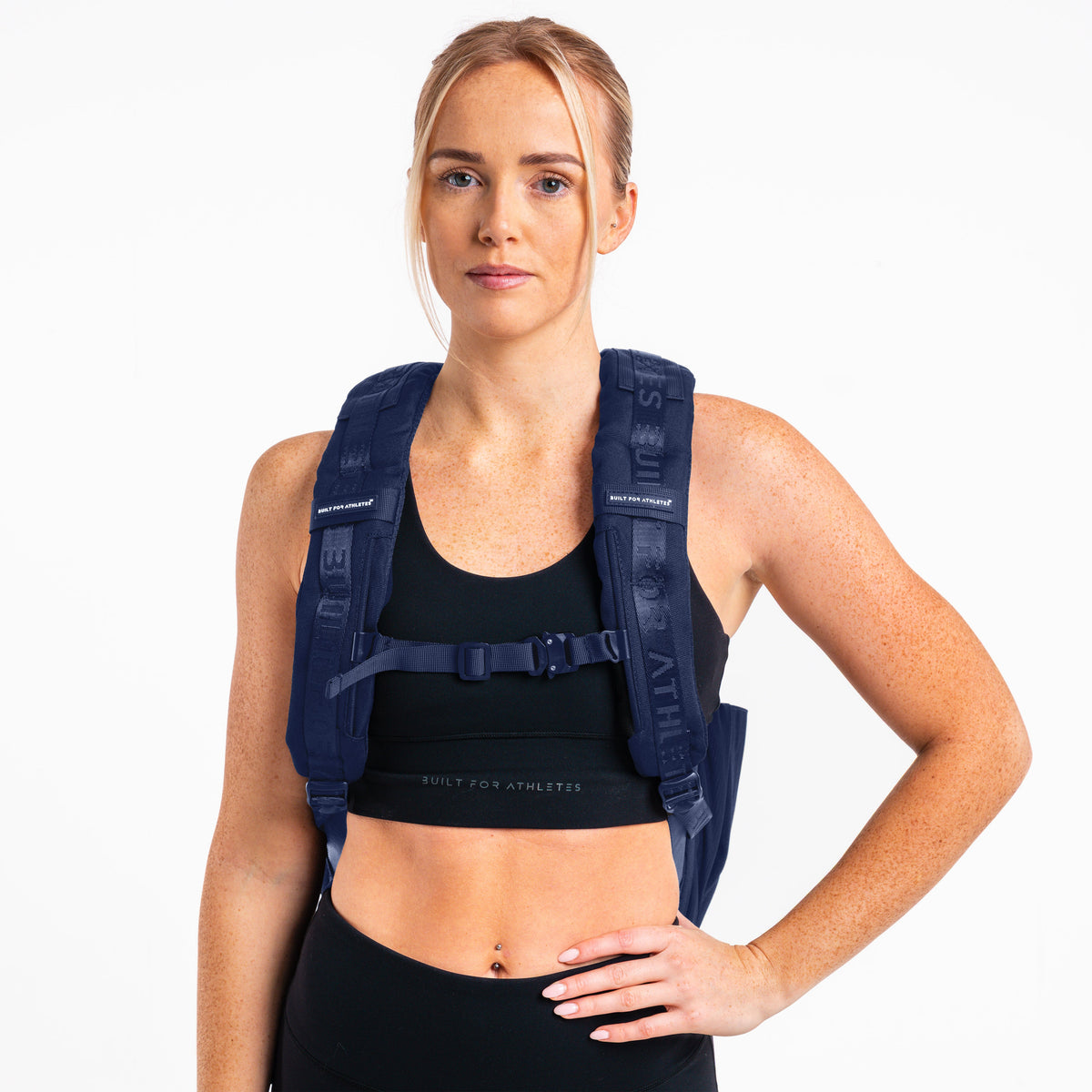 Built For Athletes Hybrid 35L Backpack Navy Blue