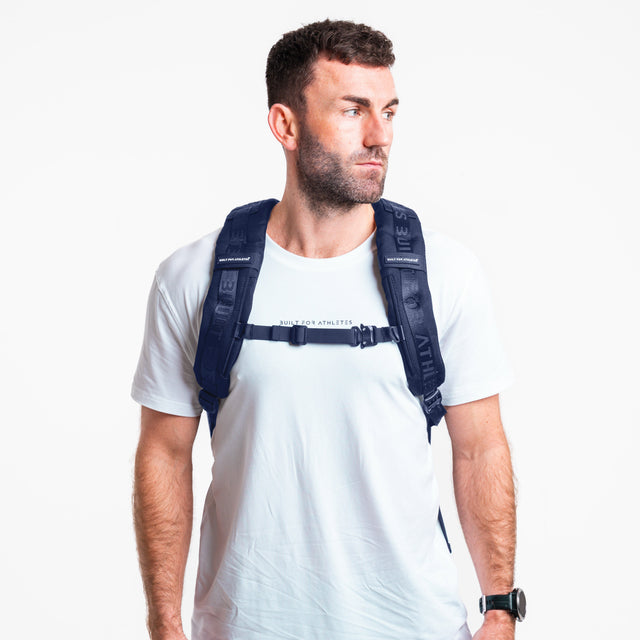 Built For Athletes Hybrid 35L Backpack Navy Blue