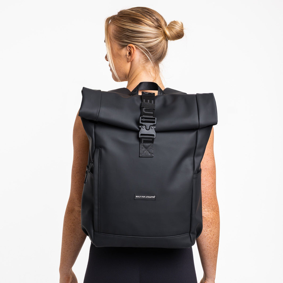 Built For Athletes Roll Top 22L Backpack Black