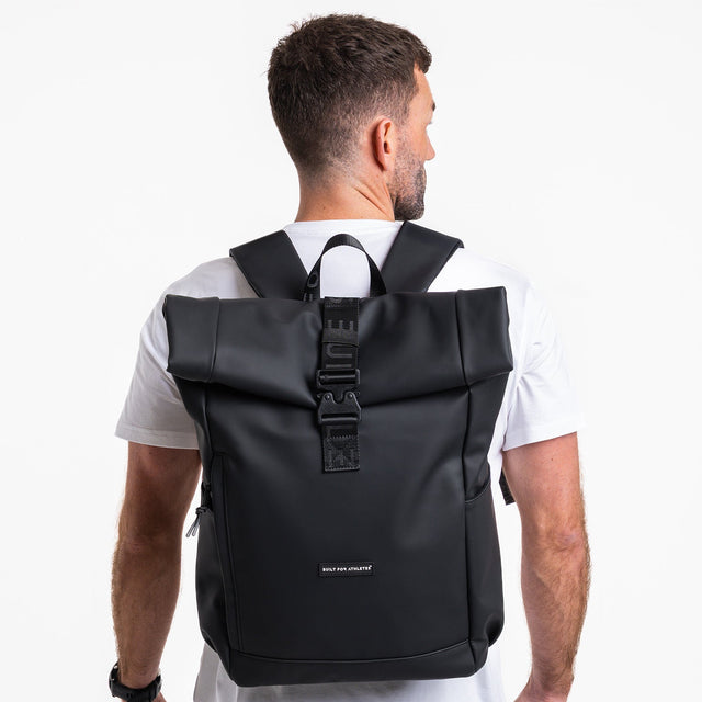 Built For Athletes Roll Top 22L Backpack Black