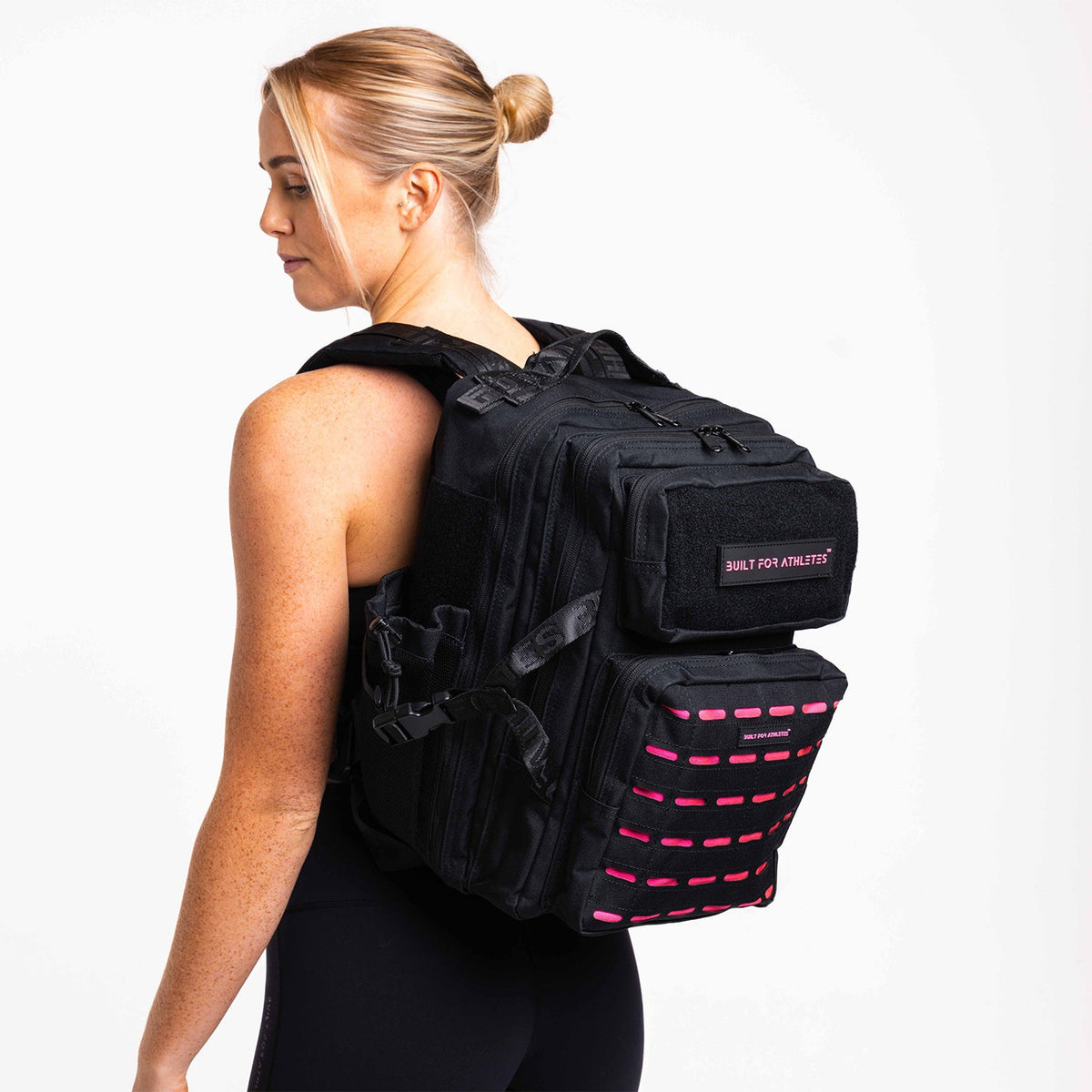 Built For Athletes Small Gym Backpack Black/Pink