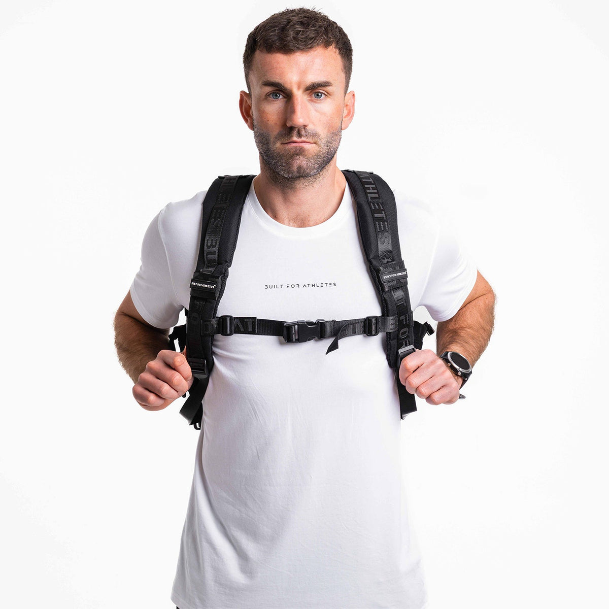 Built For Athletes Large Gym Backpack Black