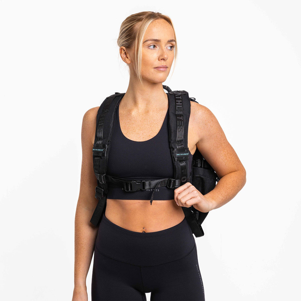 Built For Athletes Hero 3.0 45L Backpack Black/Aqua