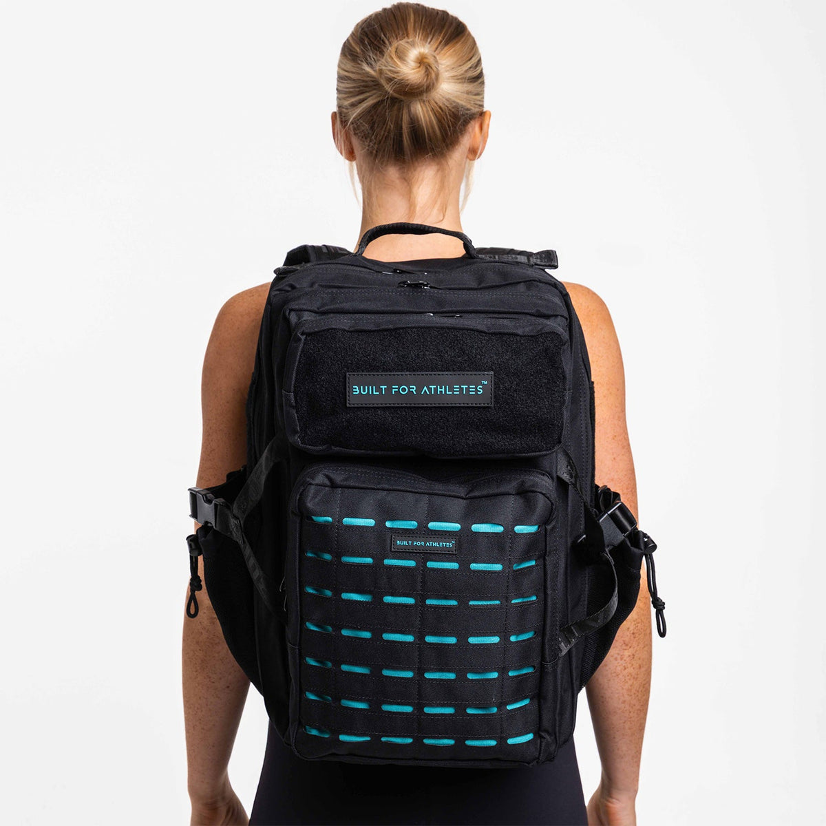 Built For Athletes Hero 3.0 45L Backpack Black/Aqua