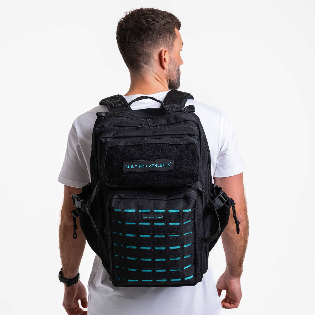 Built For Athletes Hero 3.0 45L Backpack Black/Aqua