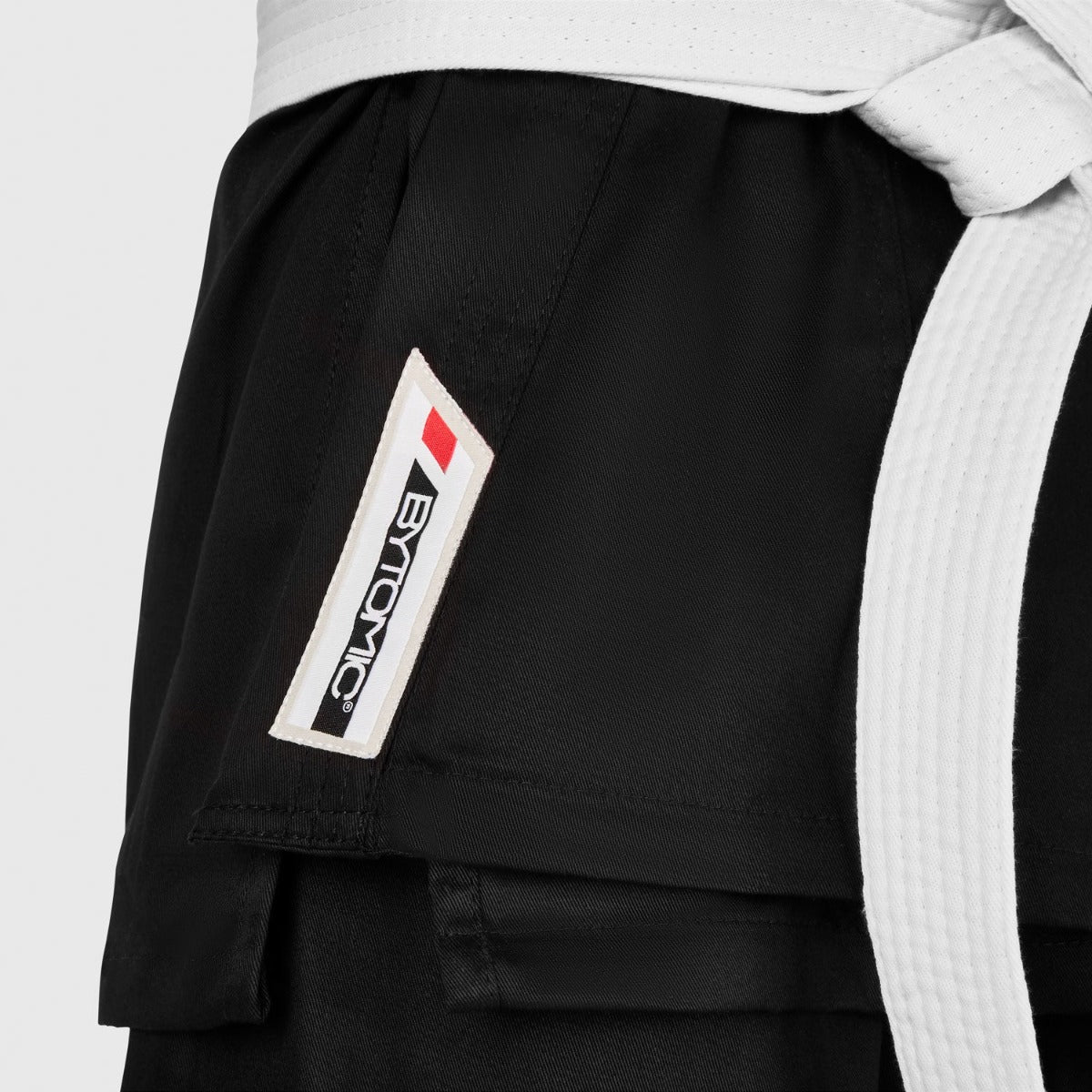 Bytomic Red Label 7oz Baumwollkarate Uniform Schwarz