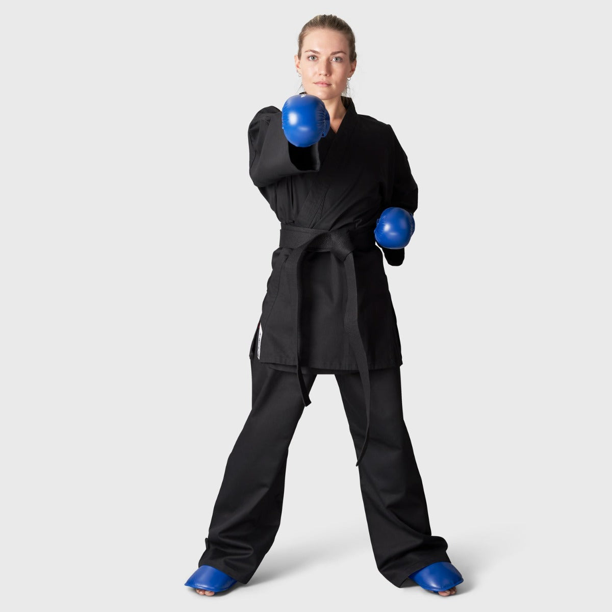 Bytomic Red Label 7oz Baumwollkarate Uniform Schwarz