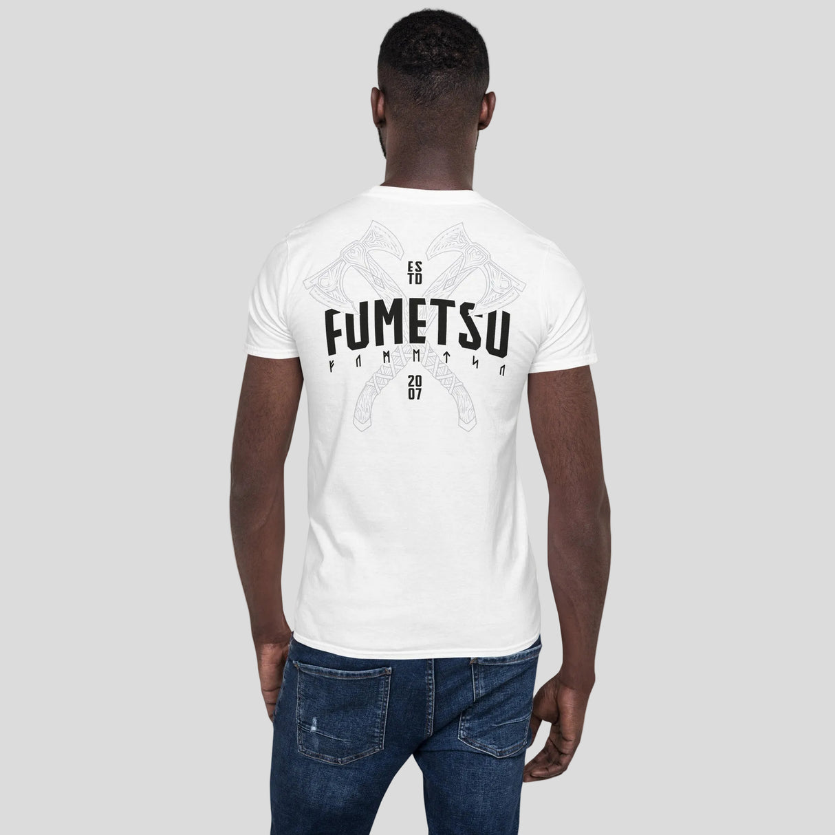 Fumetsu Berserker T-Shirt White Back Lifestyle