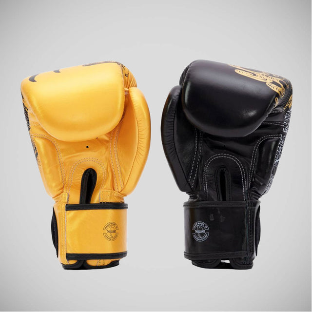 Black/Gold Fairtex BGV26 Harmony Six Boxing Gloves