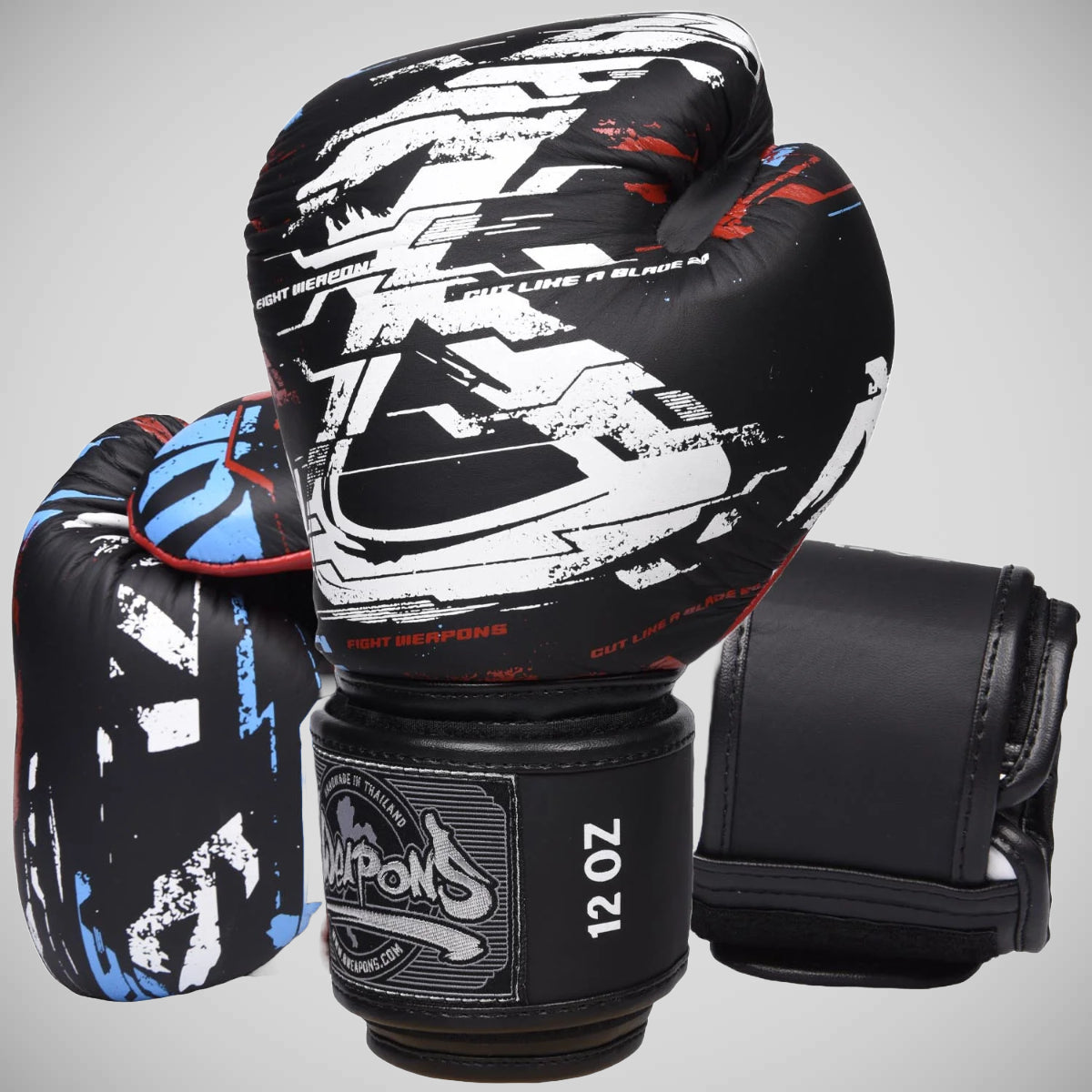 8 våpen kuttet som et blad 2.0 boksehansker svart