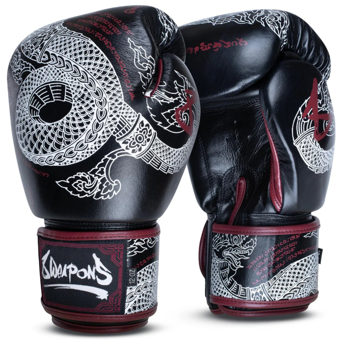 8 зброя Sak Yant Naga Boxing Boxing Boxing Black