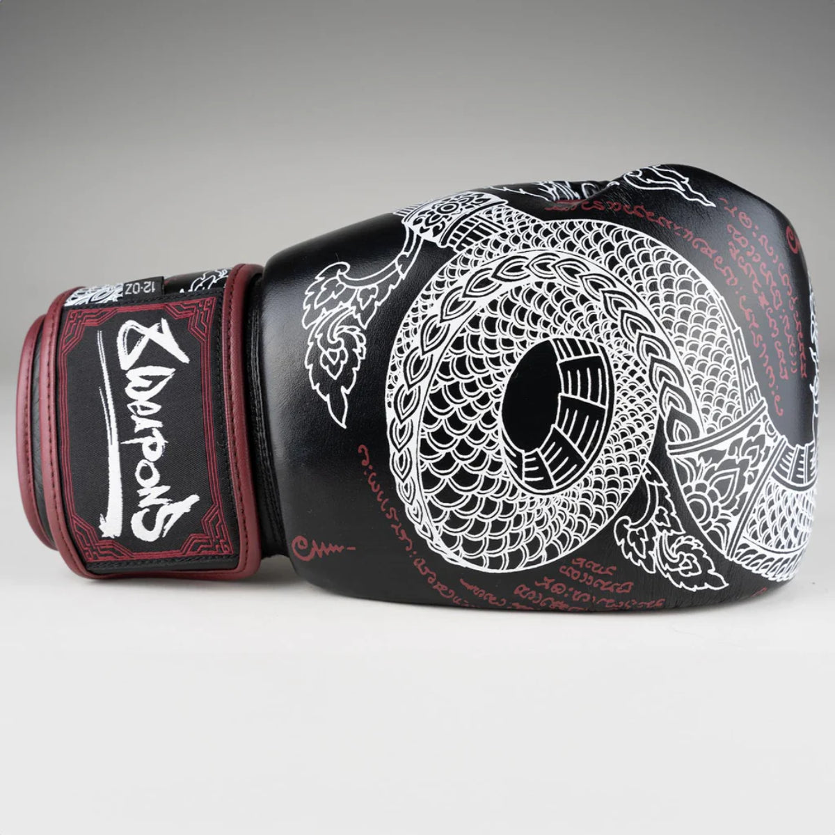 8 зброя Sak Yant Naga Boxing Boxing Boxing Black