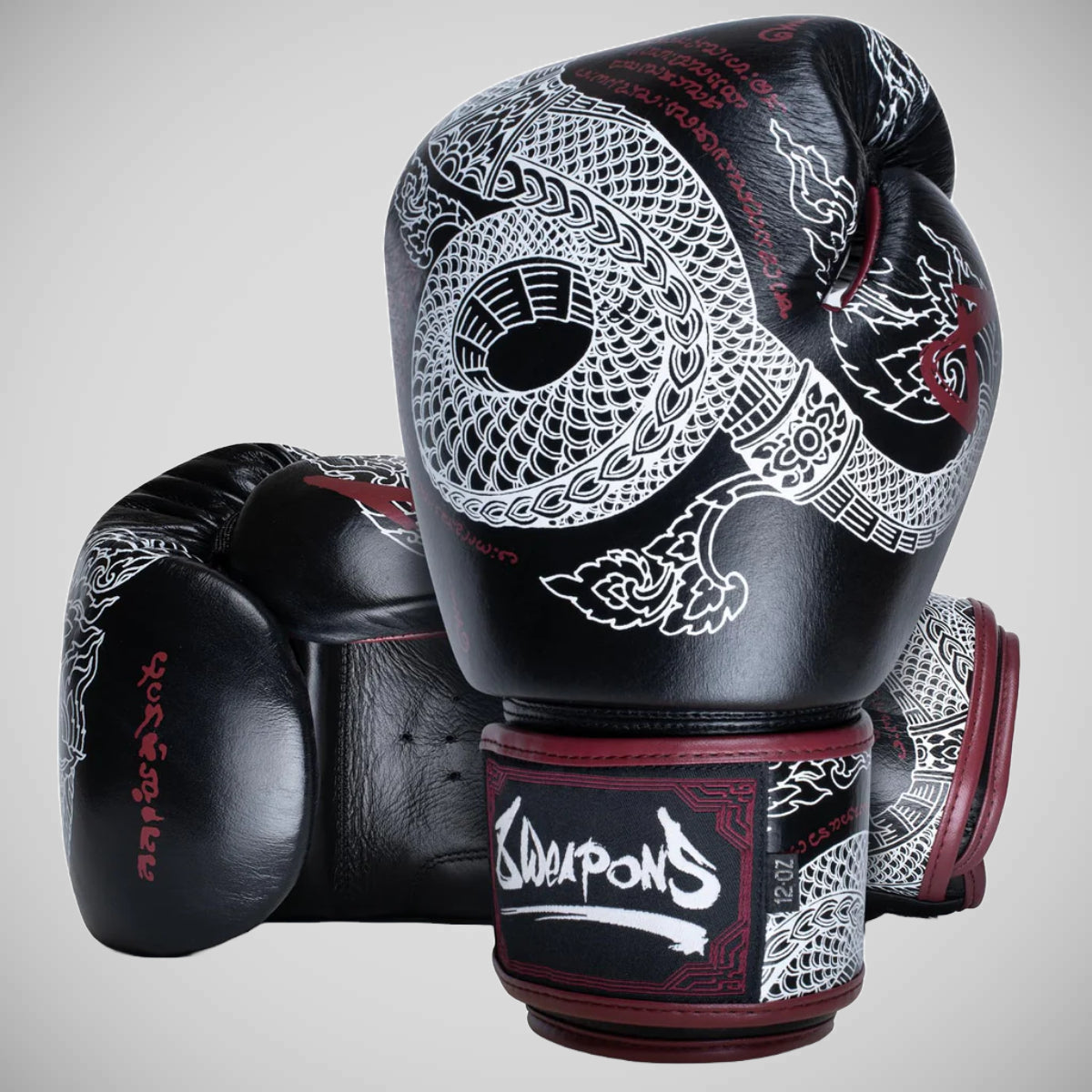 8 зброя Sak Yant Naga Boxing Boxing Boxing Black