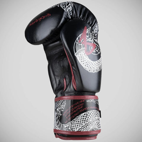 Black 8 Weapons Sak Yant Naga Boxing Gloves