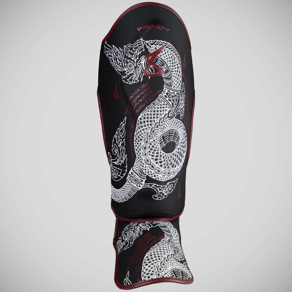 8 Weapons Sak yant Naga Shin Guards Schwarz