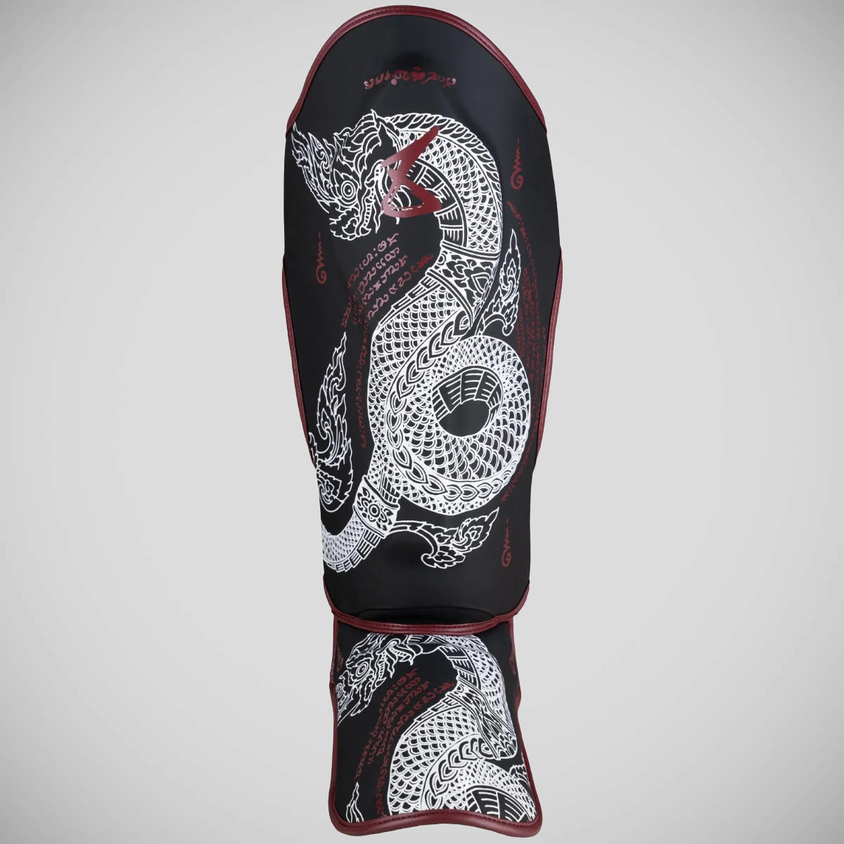 8 Weapons Sak yant Naga Shin Guards Schwarz