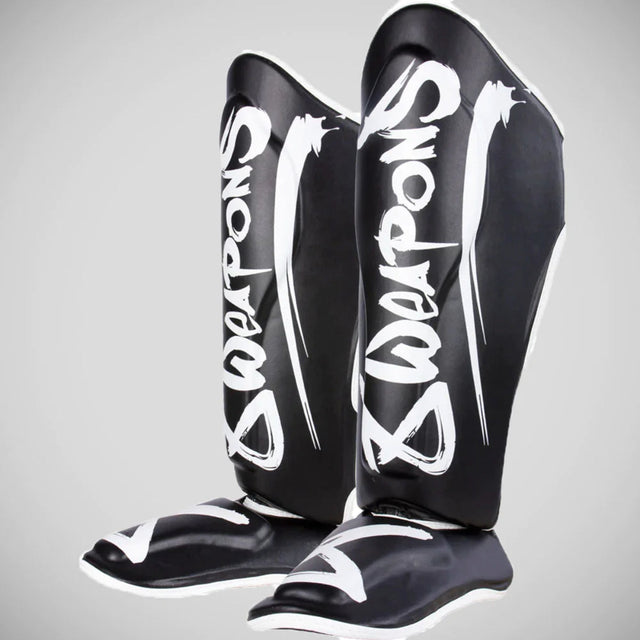 8 Weapons Unlimited Shin Guards Black