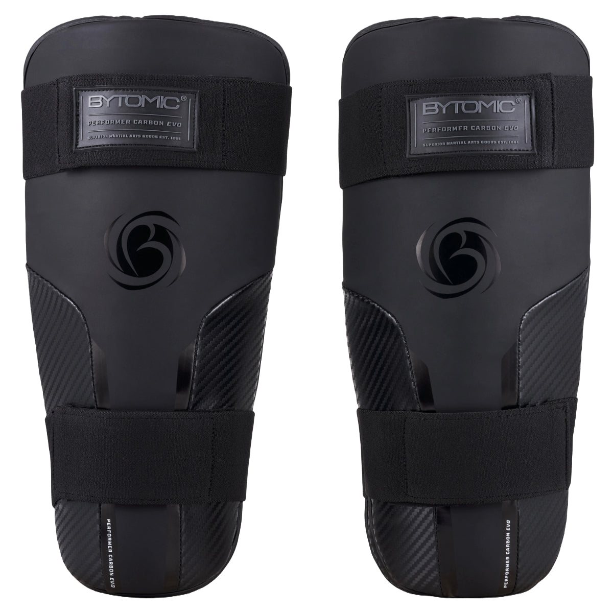 Bytomic Performer Carbon Evo Shin Guards Black/Black