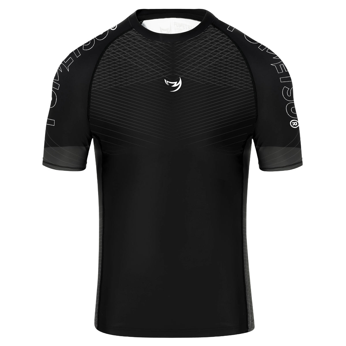 Fumetsu Competitor MK2 Short Sleeve Rash Guard Black/Black
