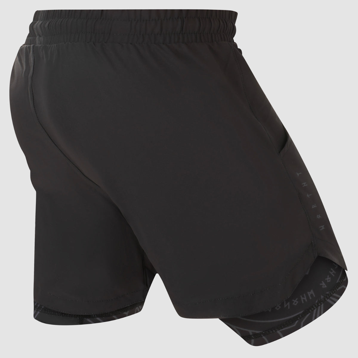 Fumetsu Mjolnir Dual Layer Training Shorts Svart/svart