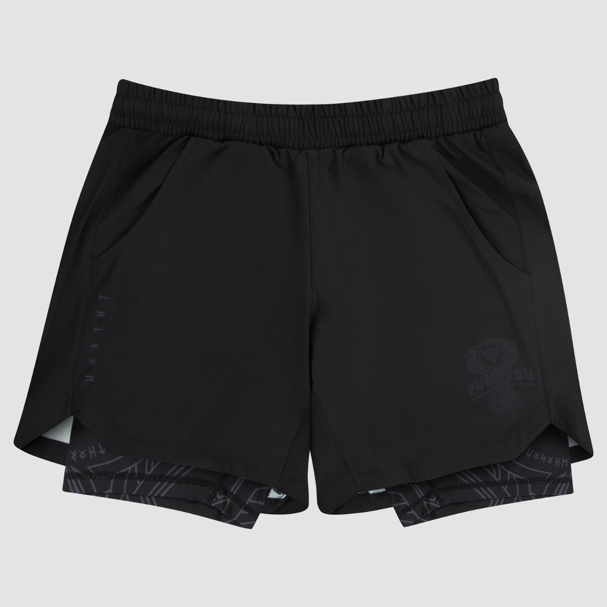 Fumetsu Mjolnir Dual Layer Training Shorts Svart/svart