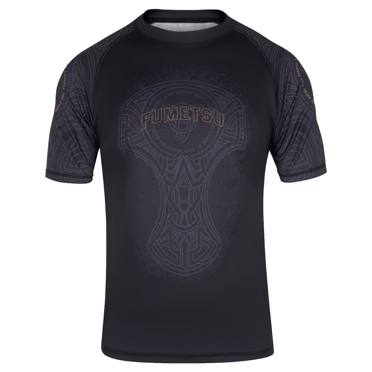 Fumetsu Mjolnir Rash Guard z krótkim rękawem, czarny/brązowy