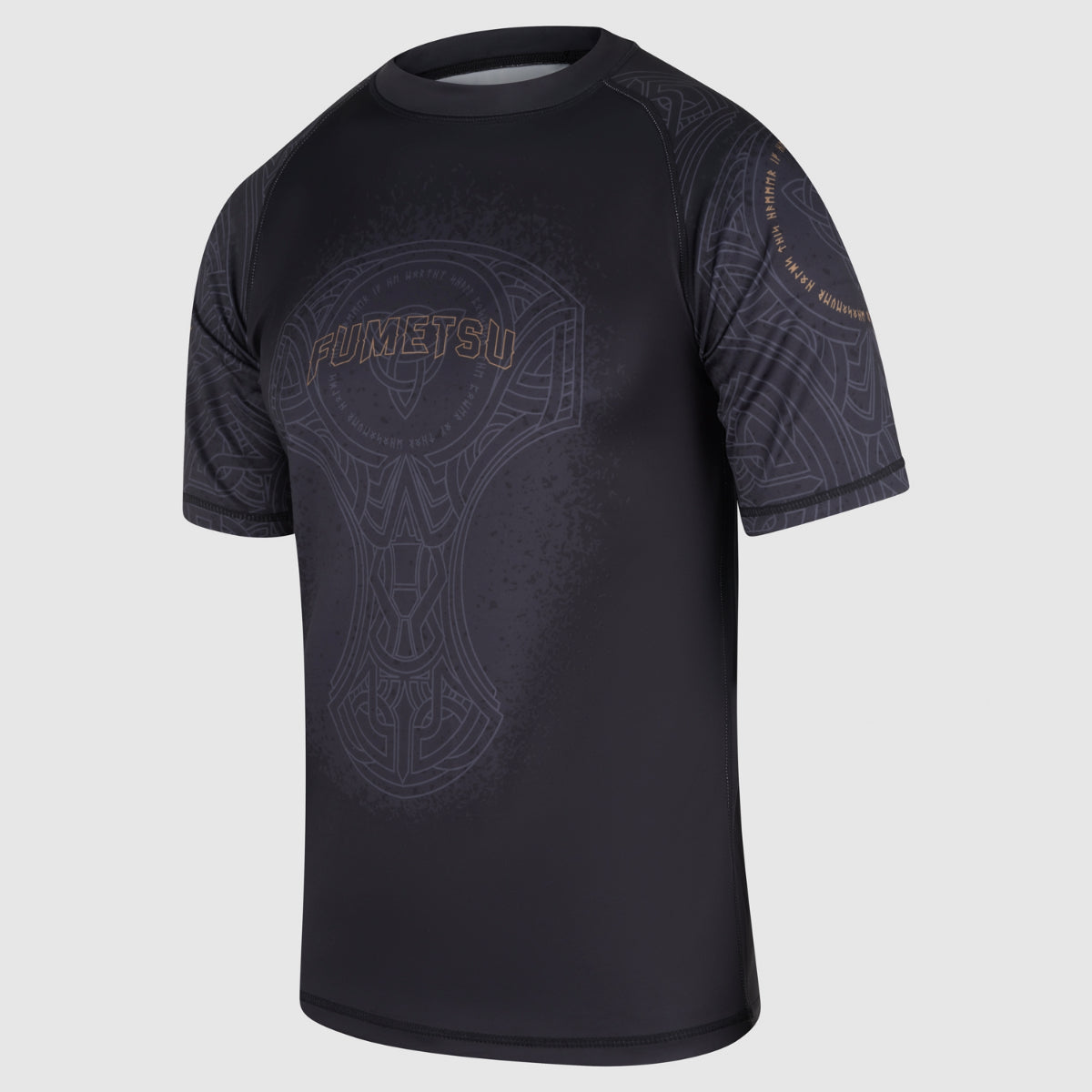 Fumetsu Mjolnir Rash Guard z krótkim rękawem, czarny/brązowy