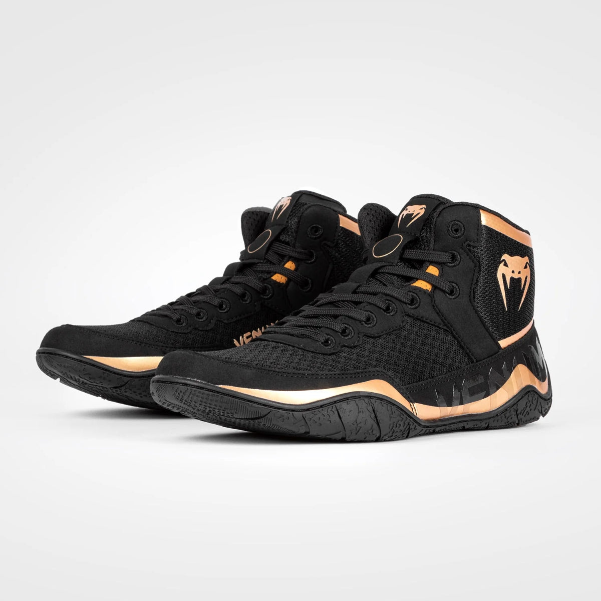 Venum Scarpe di wrestling d'élite nere/bronzo