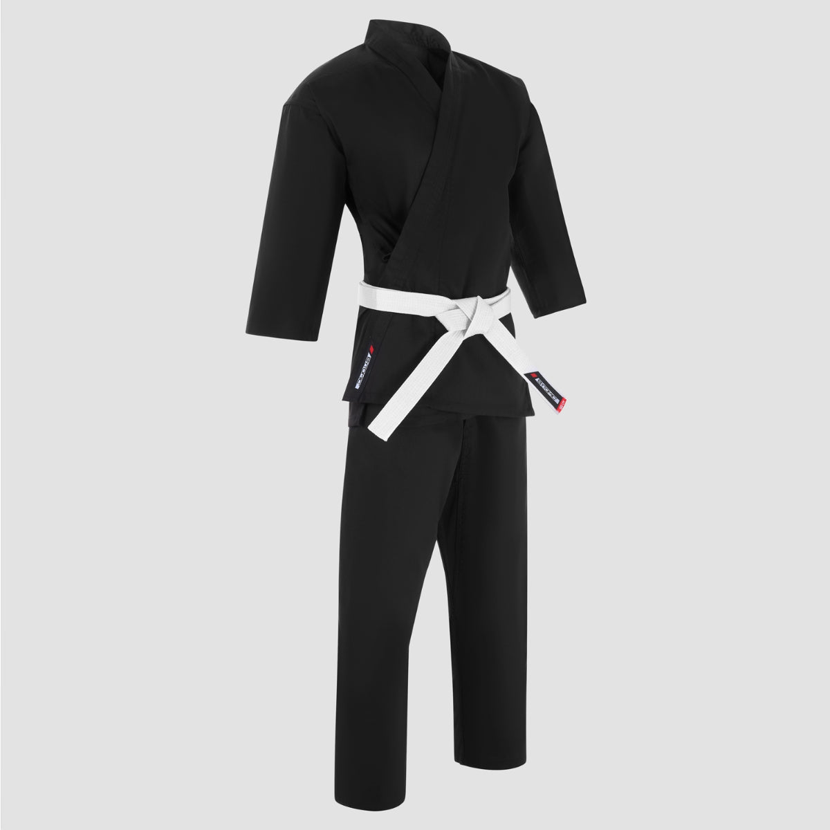 Bytomic Red Label 7oz Leicht Karate Uniform Schwarz
