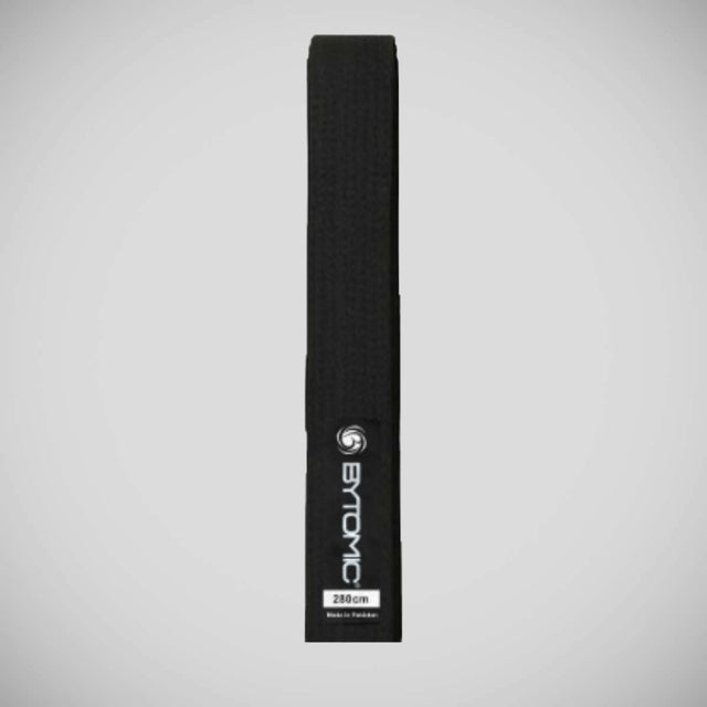 Bytomic Solid Colour Martial Arts Belt Black