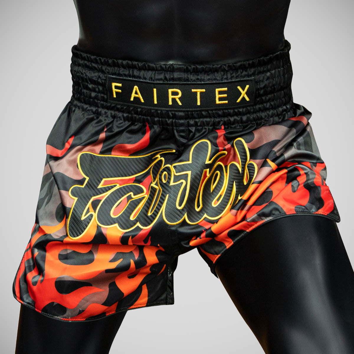 Fairtex BS1921 Volcano Muay Thai Shorts Black