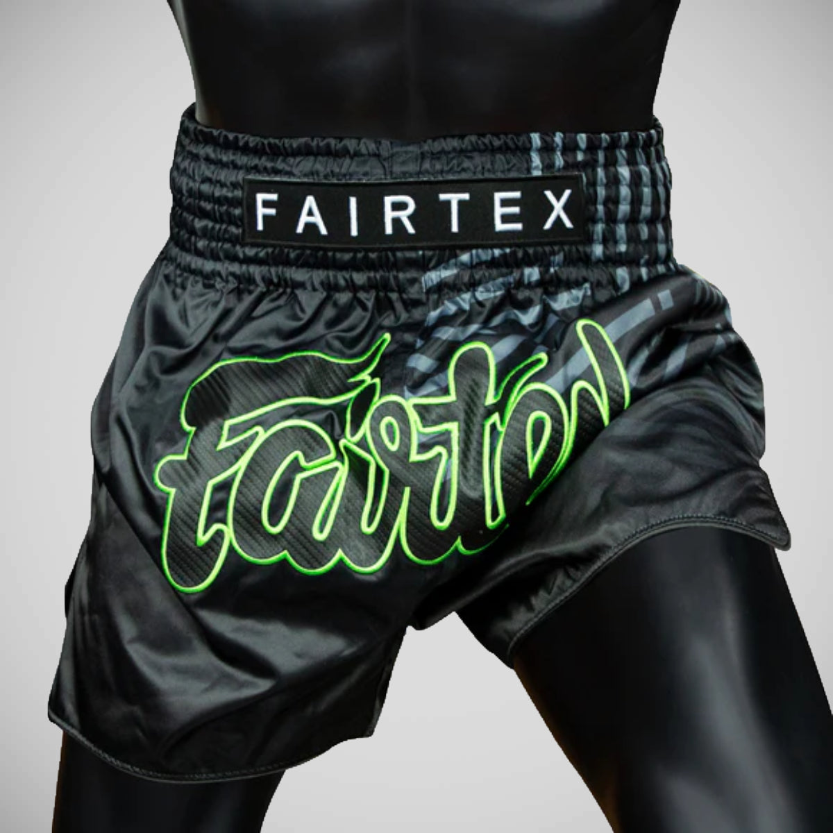 Fairtex BS1924 Rennfahrer Muay Thai Shorts Schwarz