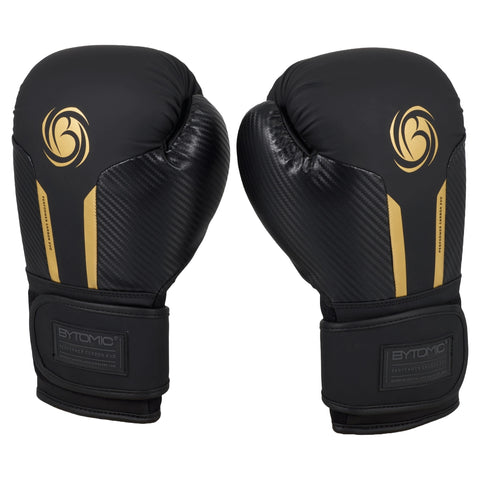 Black/Gold Bytomic Performer Carbon Evo Boxing Gloves
