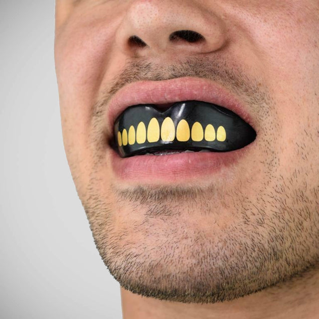 SafeJawz Extro Goldie Mouth Guard Black/Gold